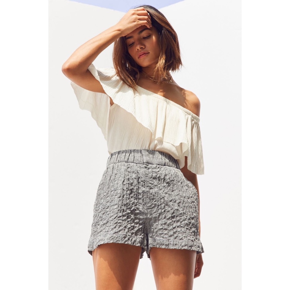 Silence + Noise | High-Rise Plaid Boxer Short